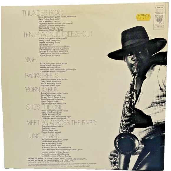 Bruce Springsteen Born to Run LP 1975 First Press Vinyl CBS Landau Misprint RARE - Picture 4 of 13